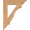 Ekena Millwork Balboa Traditional Smooth Bracket w/ Offset Brace, Western Red Cedar, 7 1/2"W x 30"D x 38"H BKT0806X30X38BOA01SWR - alternate 3